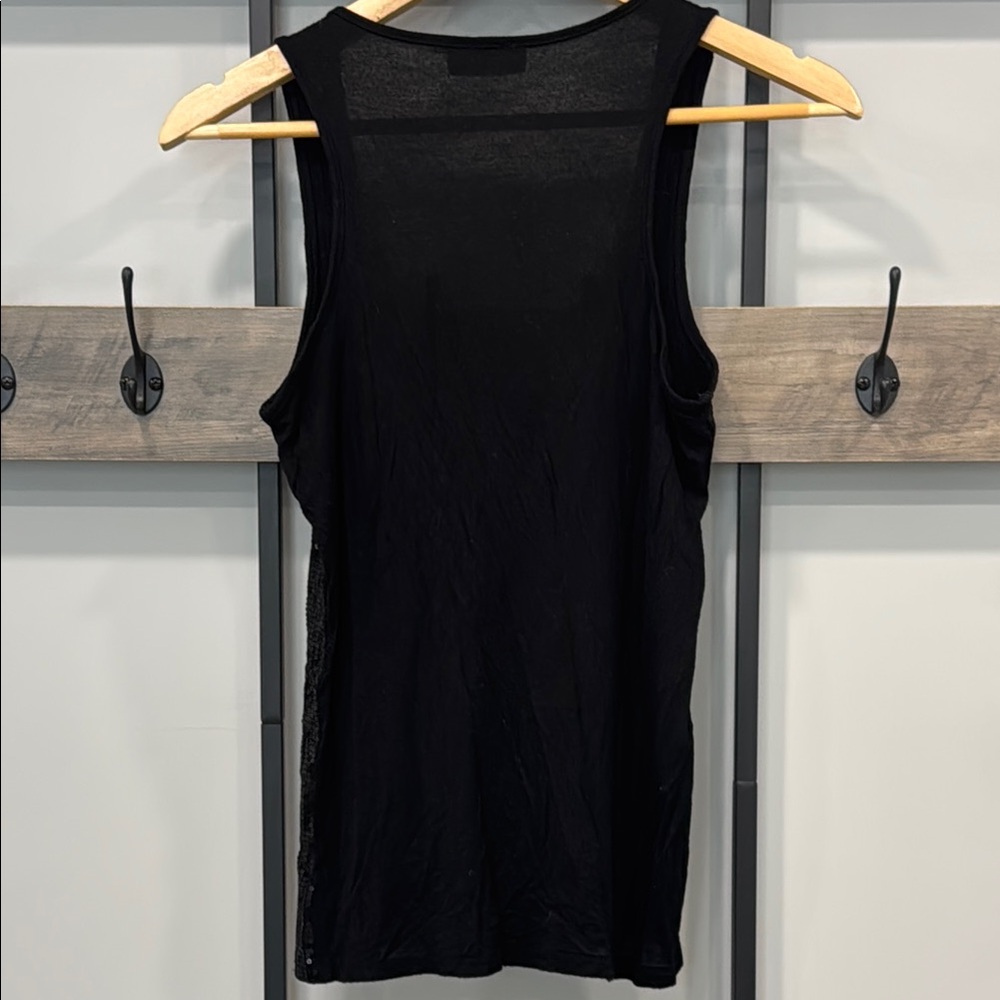 Black Sequin Tank Top - Picture 6 of 6